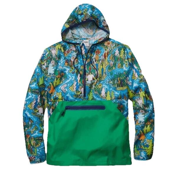 Bonobos Fielder Lightweight Anorak Pullover Jacket Windbreaker Mens S - Picture 1 of 7